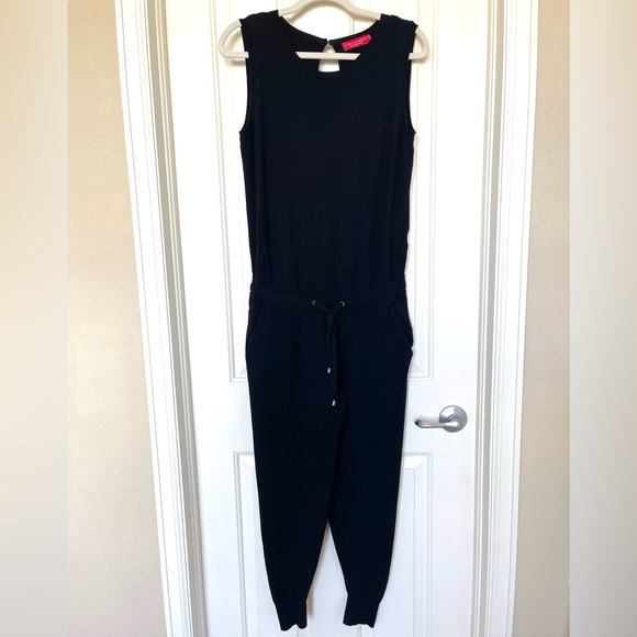 n:PHILANTHROPY Black Sleeveless Knit Jumpsuit - Picture 2 of 10